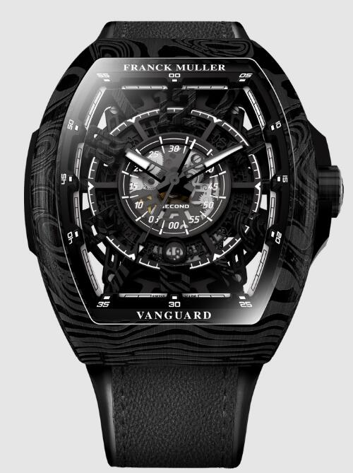 Franck Muller Vanguard Damascus Steel Racing V 45 SC DT RCG SQT DAMAS (NR) Replica Watch